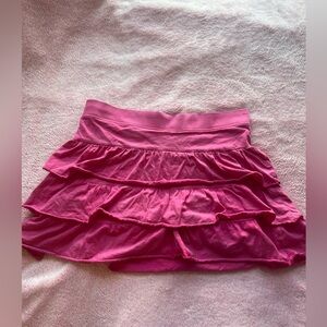y2k pink ruffle mini skirt 🩷 size xs-small